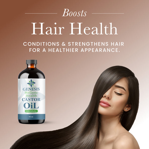 Genesis Castor Oil for boosting hair health