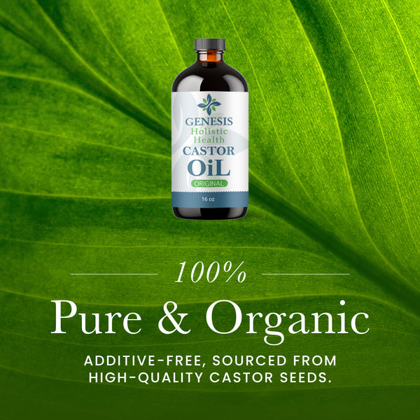 Genesis Castor Oil is 100% pure and organic