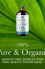 Genesis Castor Oil is 100% pure and organic